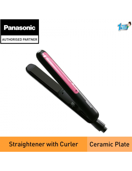 Panasonic Hair Straightener Compact EH-HV21-K655 Multi Styler Keratin Ceramic Plate Even Heat
